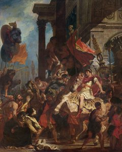 トラヤヌスの正義（53-117）1840 作： Ferdinand Victor Eugene Delacroix